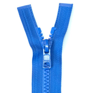 Reißverschluss, teilbar, Kunststoff, Royalblau, 40 cm