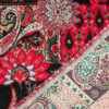 Gobelin, florale Motive, Paisley-Muster, Rot, Schwarz, Beige, Grün