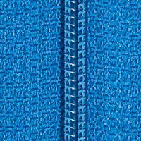 Reißverschluss, Kunststoffspirale, nicht teilbar, 100% PESZinklegierung, Royalblau, 22 mm