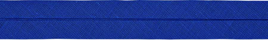 Schrägband, gewebt, 100% CO, Royalblau, B: 40/20 mm, L: 5 m