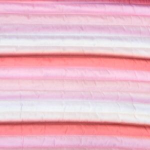 Steppstoff, Farbverlauf, Streifen, rottöne, rosa, weiß