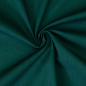 elastische Popeline, uni, dunkelgrün