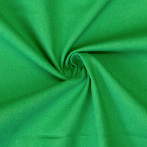 elastische Popeline, uni, grün