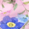 Crêpe, florale Motive, rosa, blautöne, grüntöne