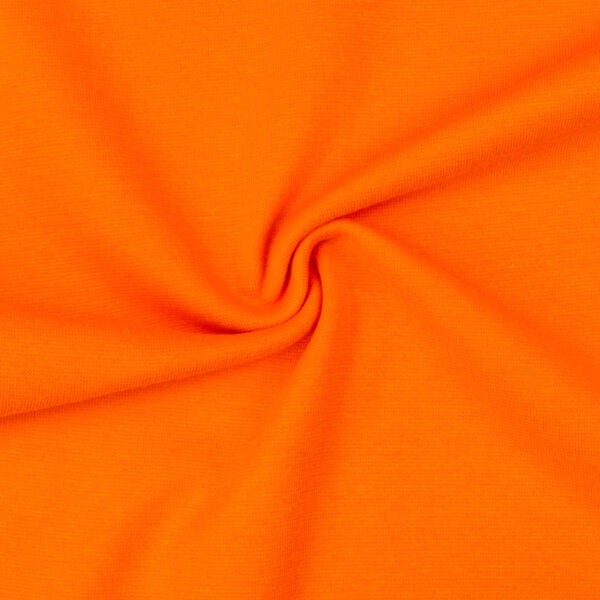 elastisches Bündchen, uni, orange